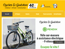 Tablet Screenshot of cyclesdguedon.com